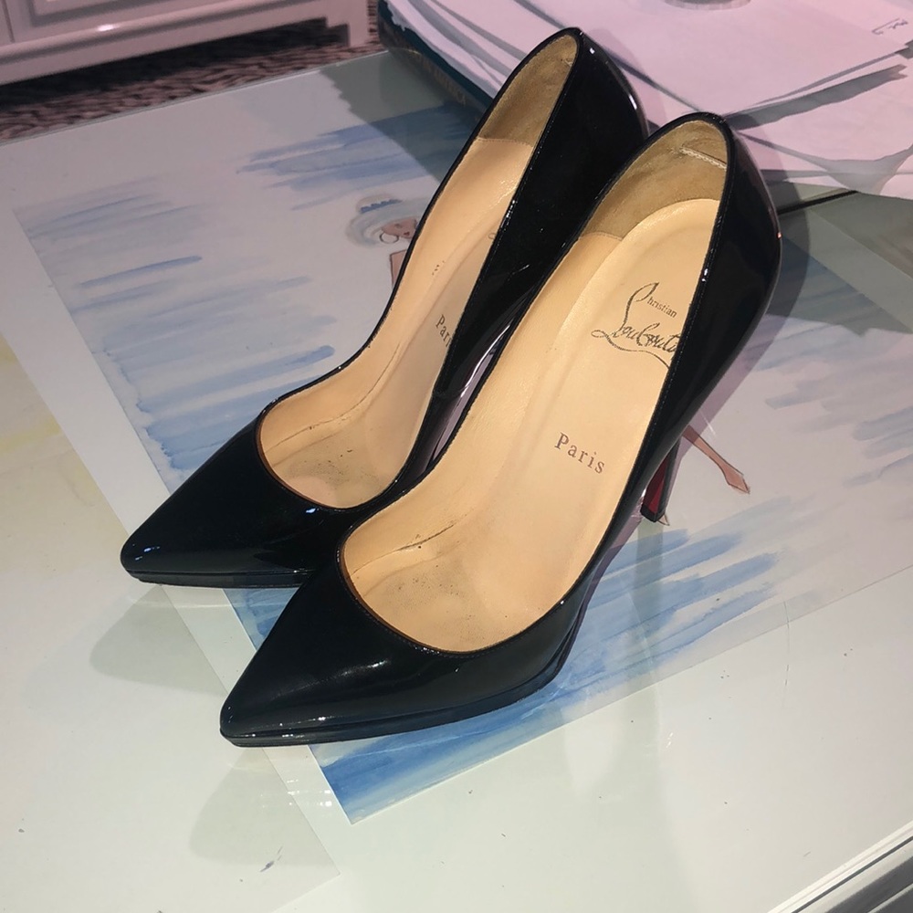 CHRISTIAN LOUBOUTIN PIGALLE PLATO HEELS